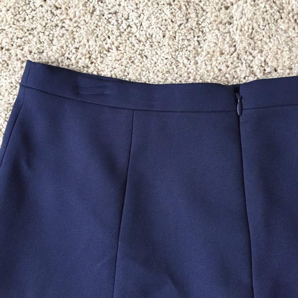 Navy J. Crew Flare Skirt - Picture 3 of 3